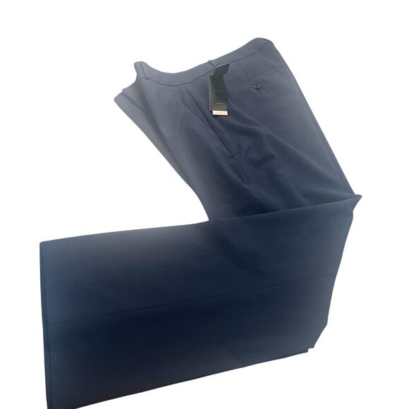 NWT Banana Republic Logan Trouser-Fit Washable Wool-Blend Pant - Navy sz 14S - Picture 4 of 9